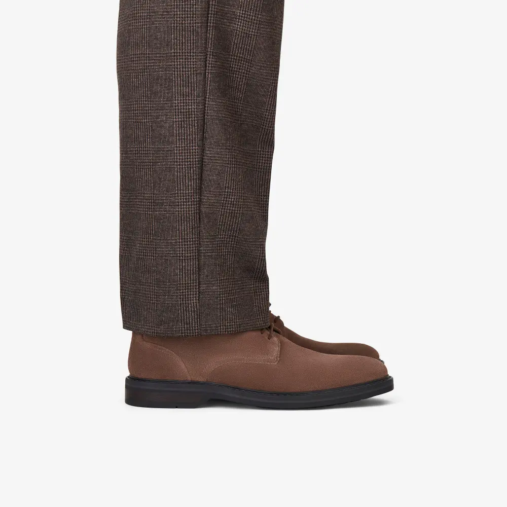 Mens Aldwin Lace Brown Suede Oxfords online