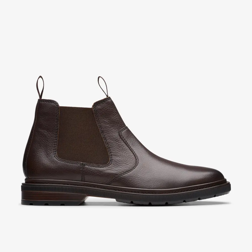 Mens Burchill Up Dark Brown Leather Chelsea Boots online