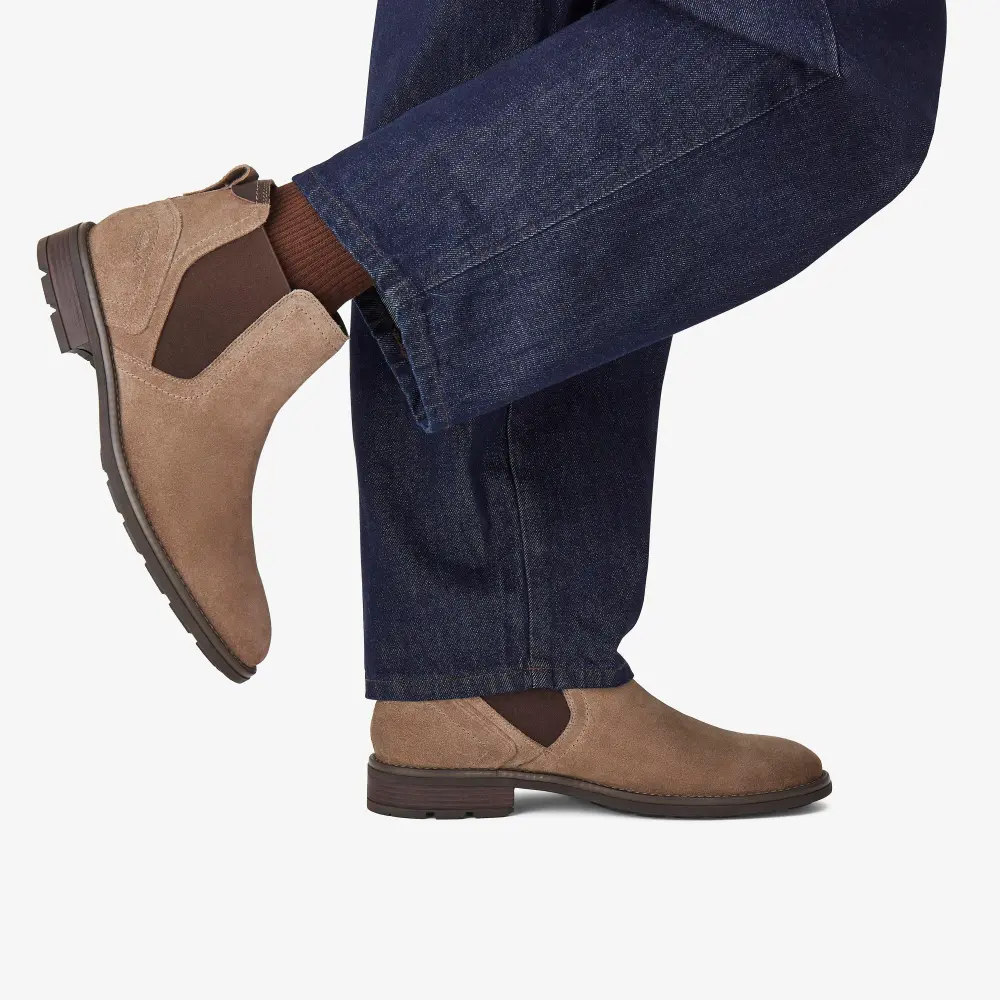 Mens Emmet Easy Stone Suede Ankle Boots online