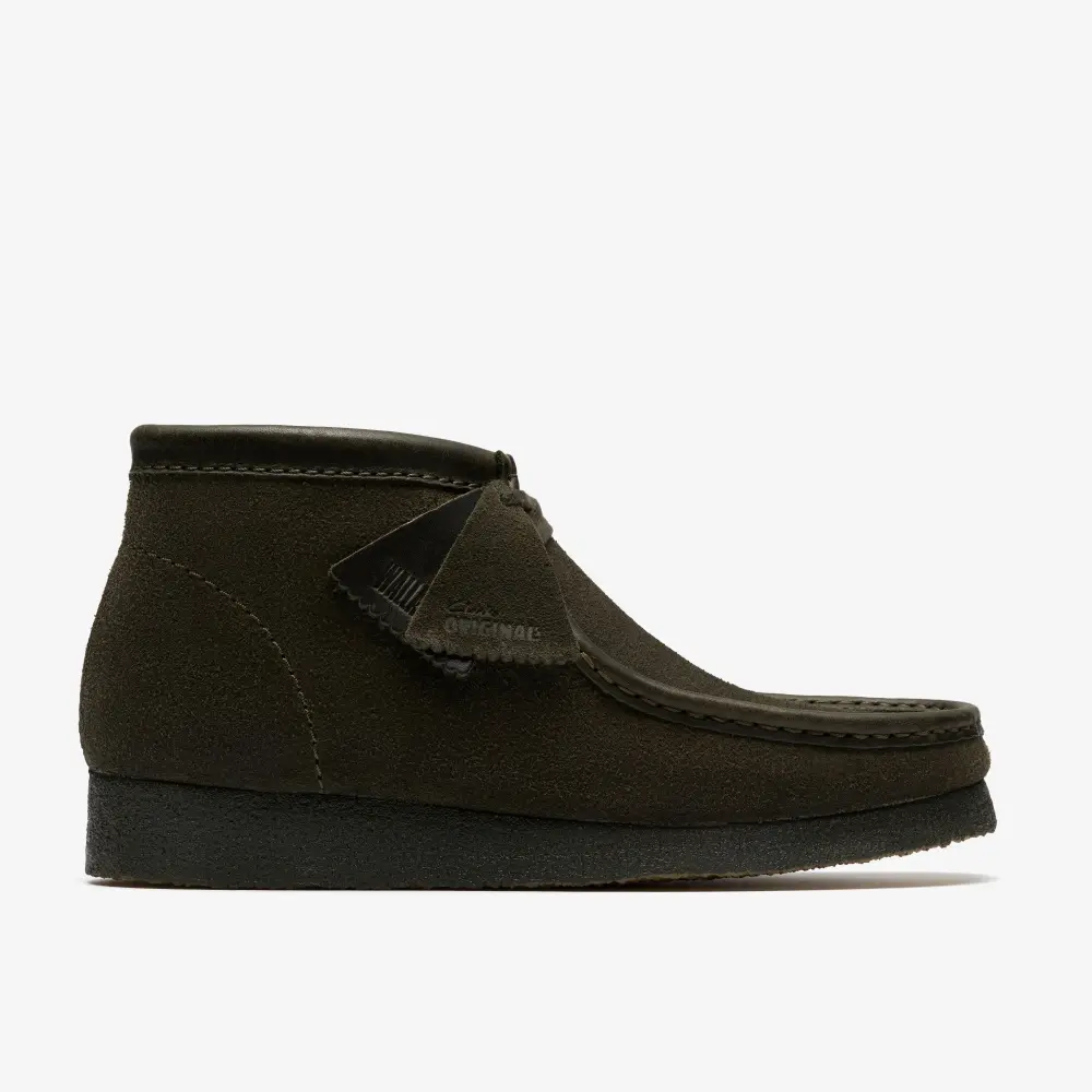 Mens Loden Green Suede Wallabee Boots online