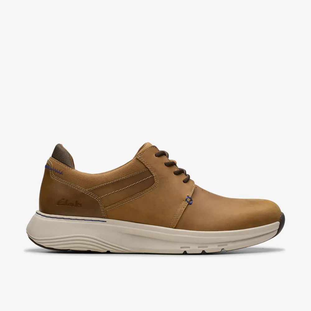 Mens Motion Trek PT Dark Tan Leather Sneaker online