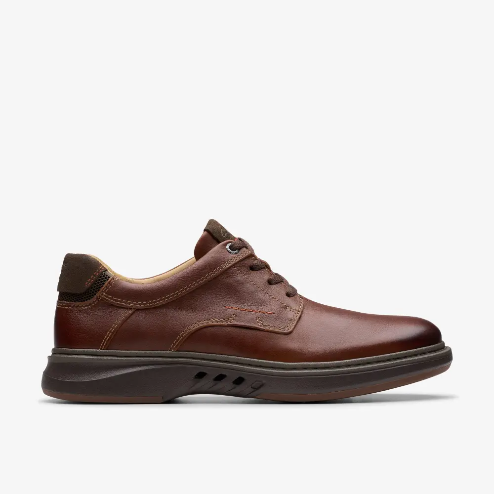 Mens Un Briley Pace Tan Leather Oxford Shoes Clarks online