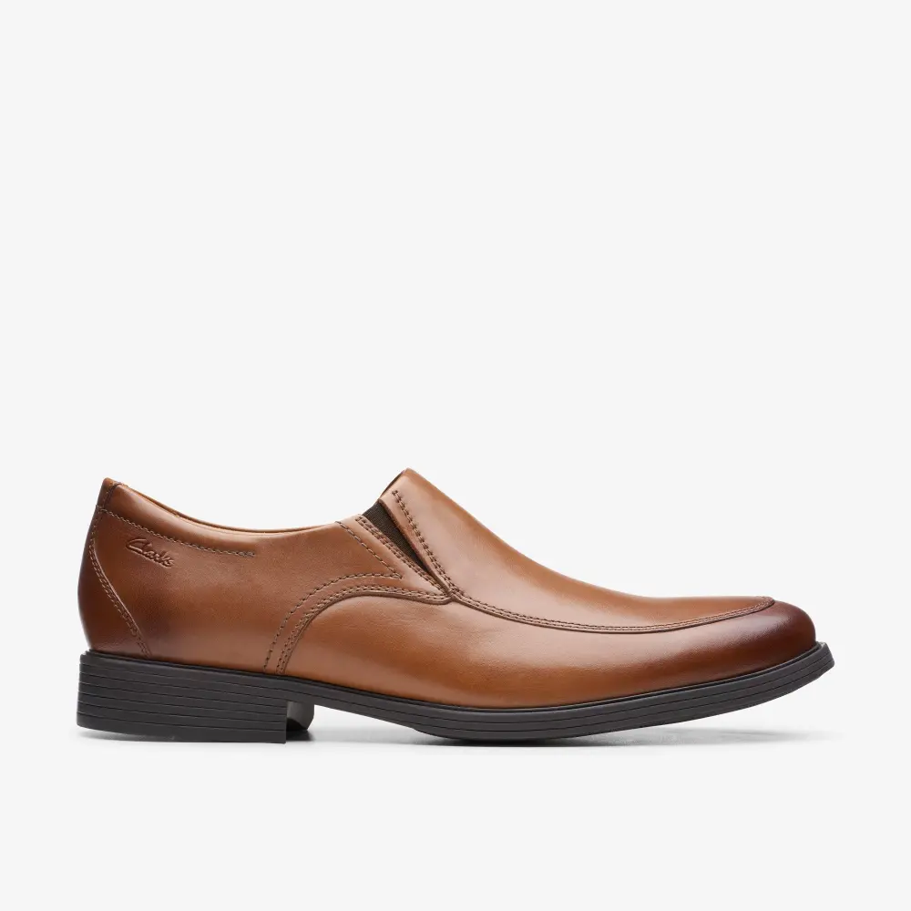 Men’s Whiddon Step Dark Tan Leather Loafers online