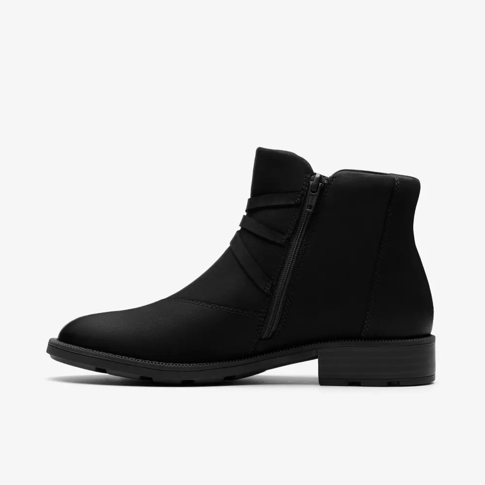 Womens Adalynn Faye Black Nubuck Ankle Boots online