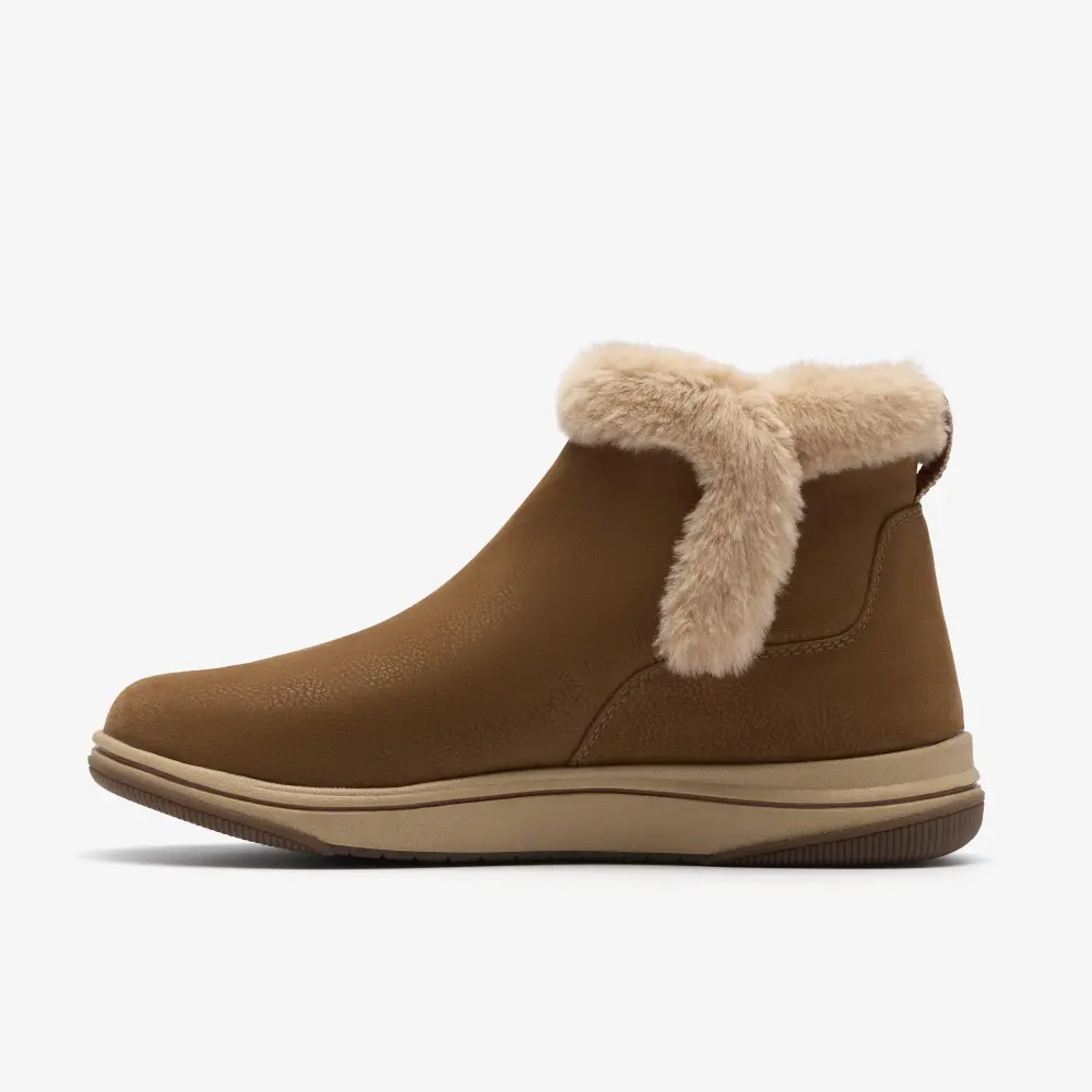 Womens Breeze Fur Dark Tan Ankle Boots online