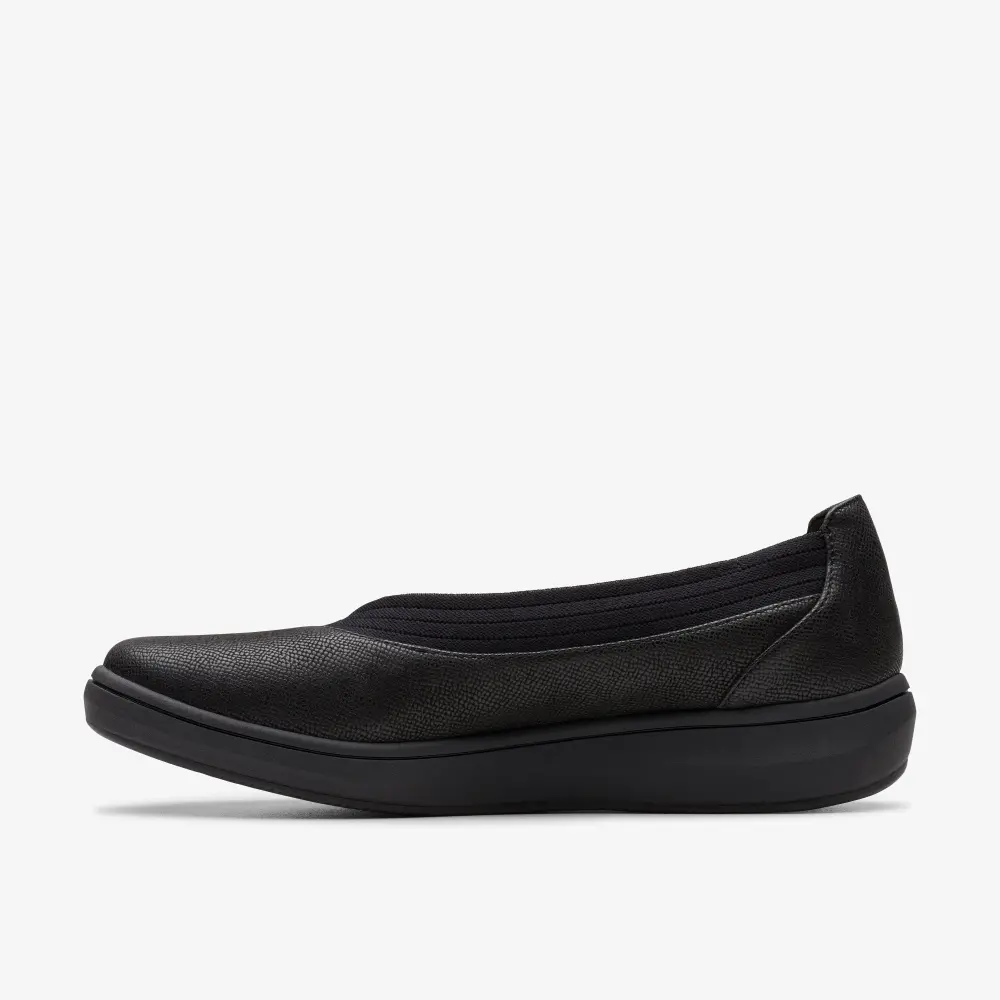 Womens BreezeSky Air Black Textile Slip-Ons online