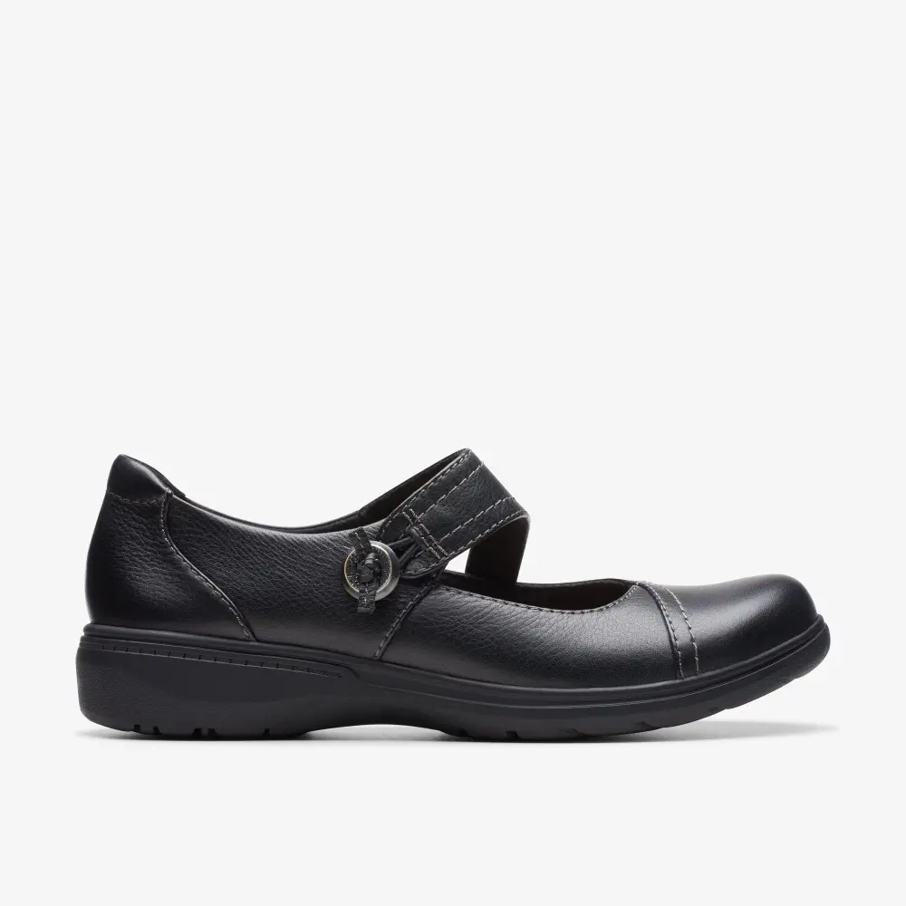 Womens Carleigh Jane Black Leather Mary Jane Shoes online