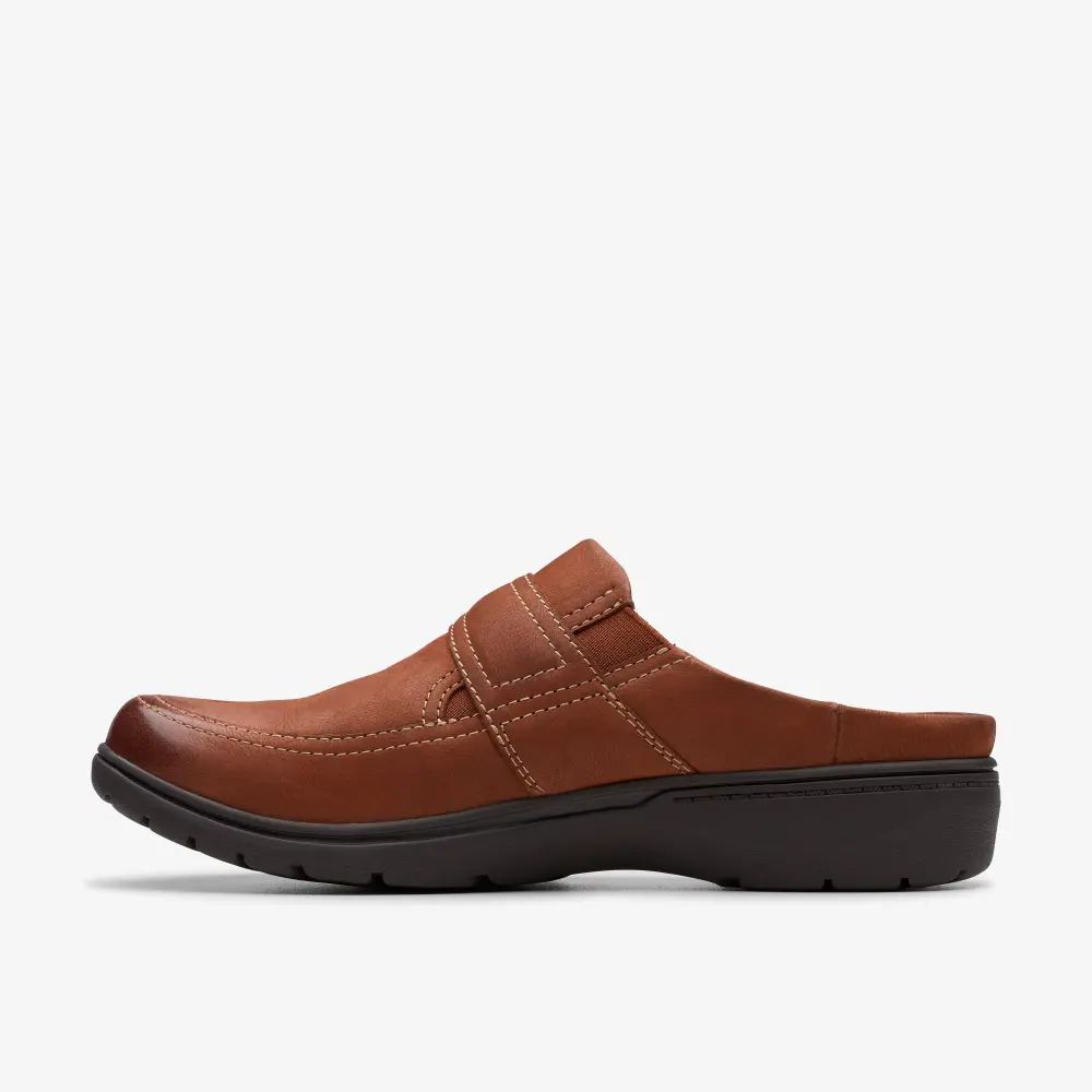 Womens Carleigh Viola British Tan Nubuck Clogs & Mules online