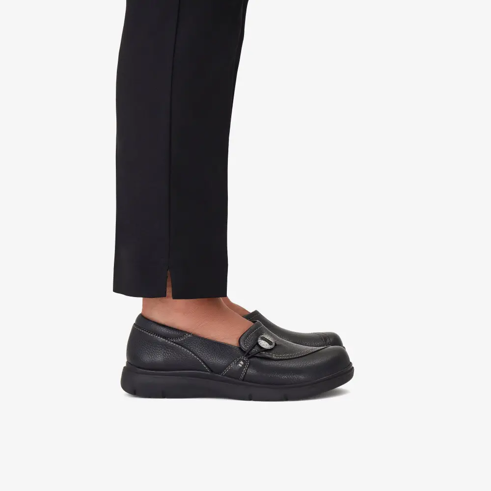 Women’s Certina Ease Black Leather Slip Ons online