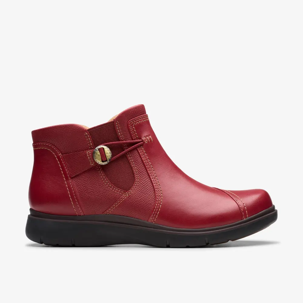 Womens Certina Joy Red Leather Ankle Boots online