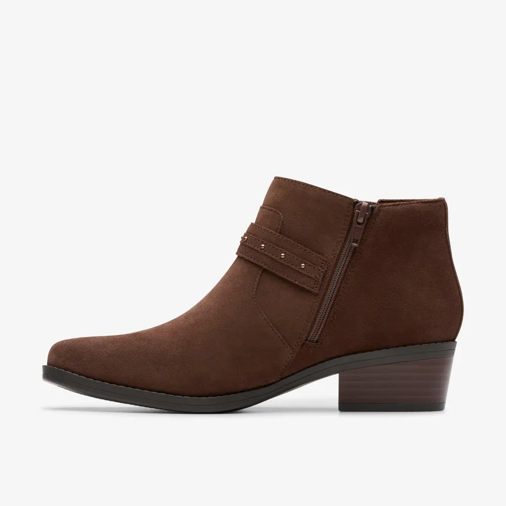 Womens Danyelle Wish Brown Suede Ankle Boots online