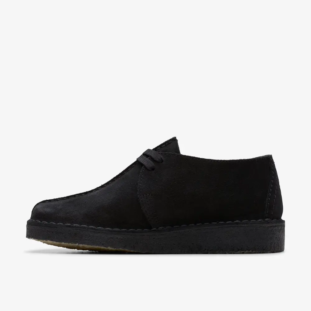 Womens Desert Trek Black Suede Shoes online