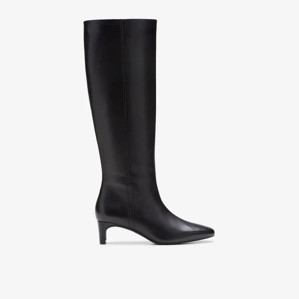Womens Edina Tall Black Leather Knee High Boots online