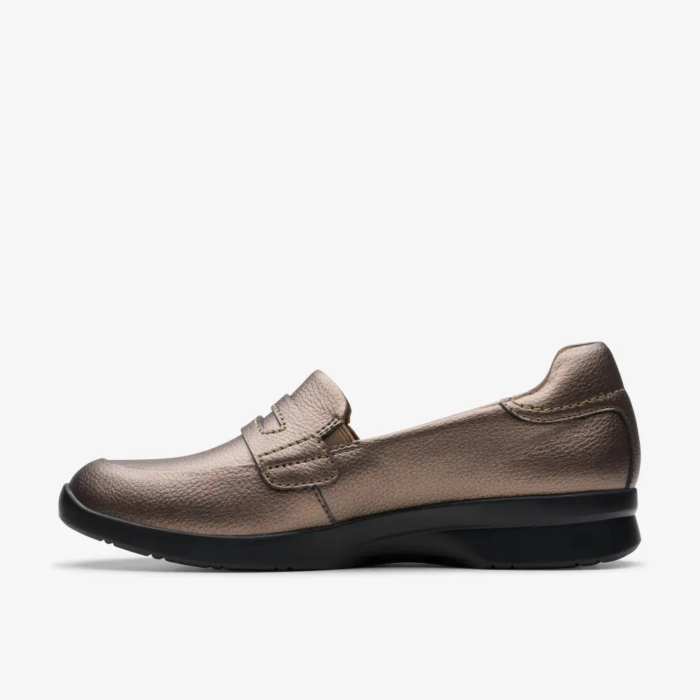 Women’s Ellowyn Penny Bronze Metallic Slip Ons online