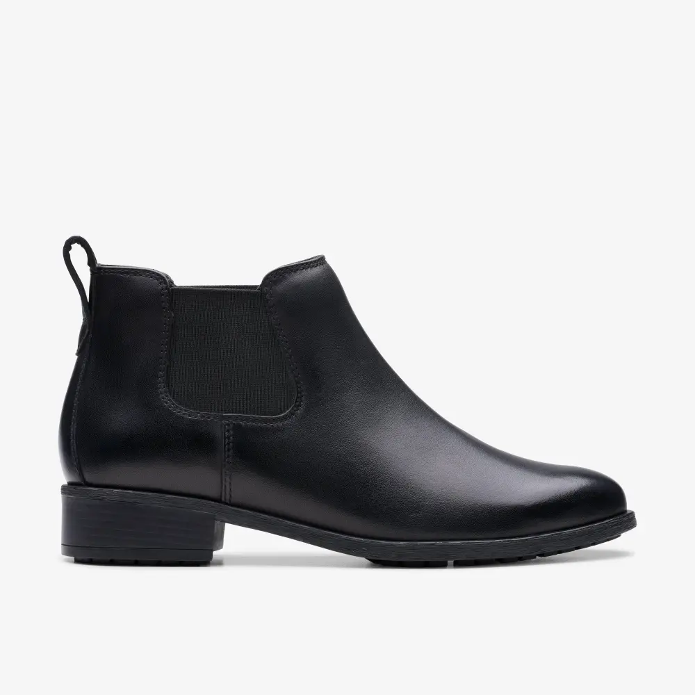 Womens Havisham Top Black Leather Ankle Boots online