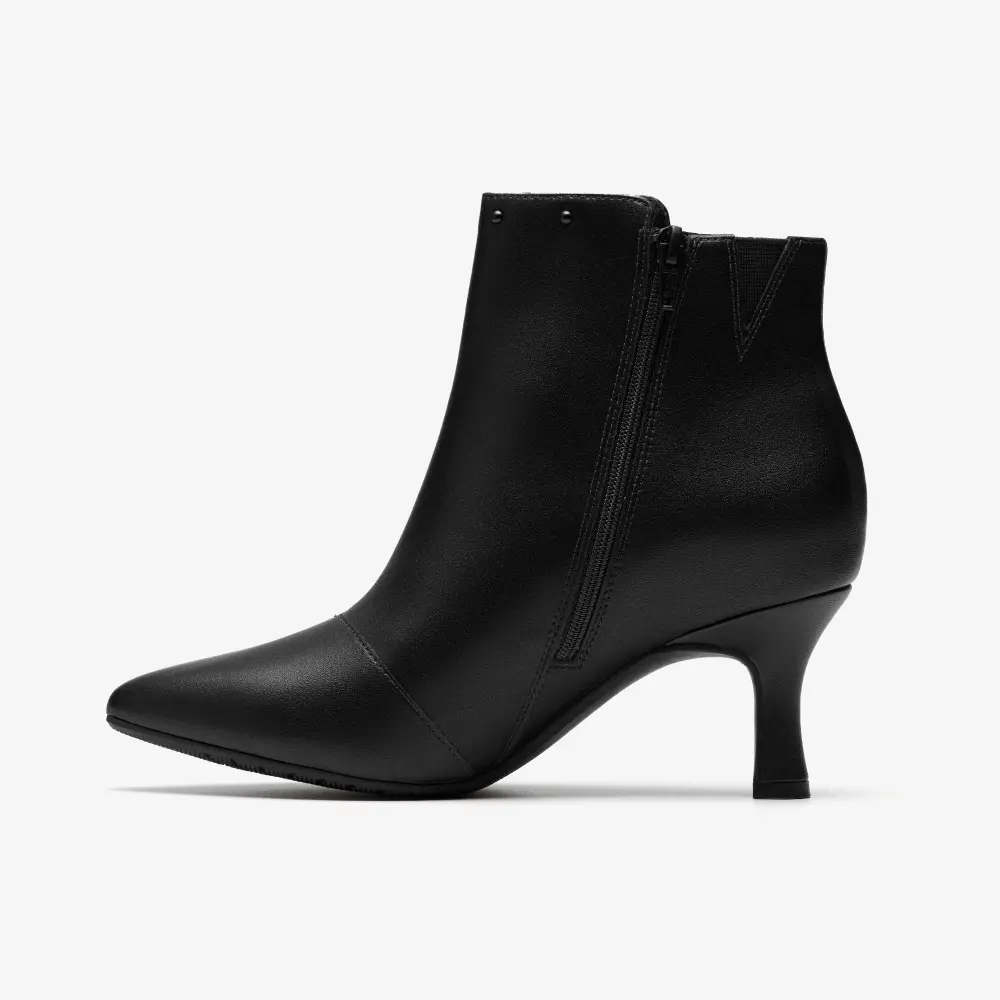 Womens Kataleyna Madi Black Leather Ankle Boots online