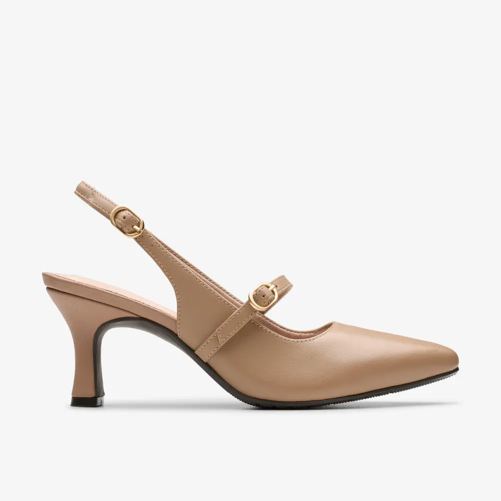 Womens Kataleyna Ruby Warm Beige Leather Pumps online