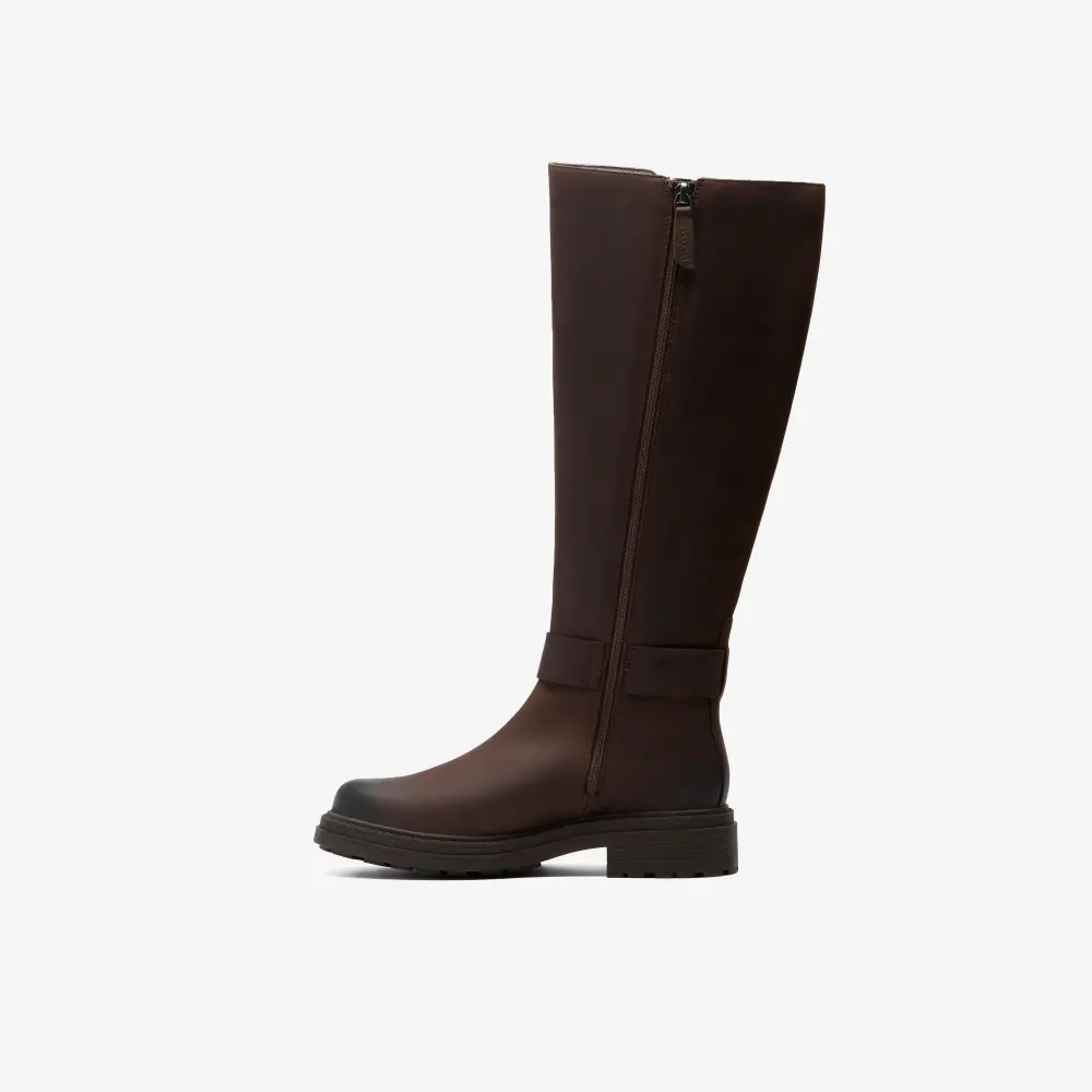 Womens Orinoco3 Tall Dark Brown Leather Knee High Boots online