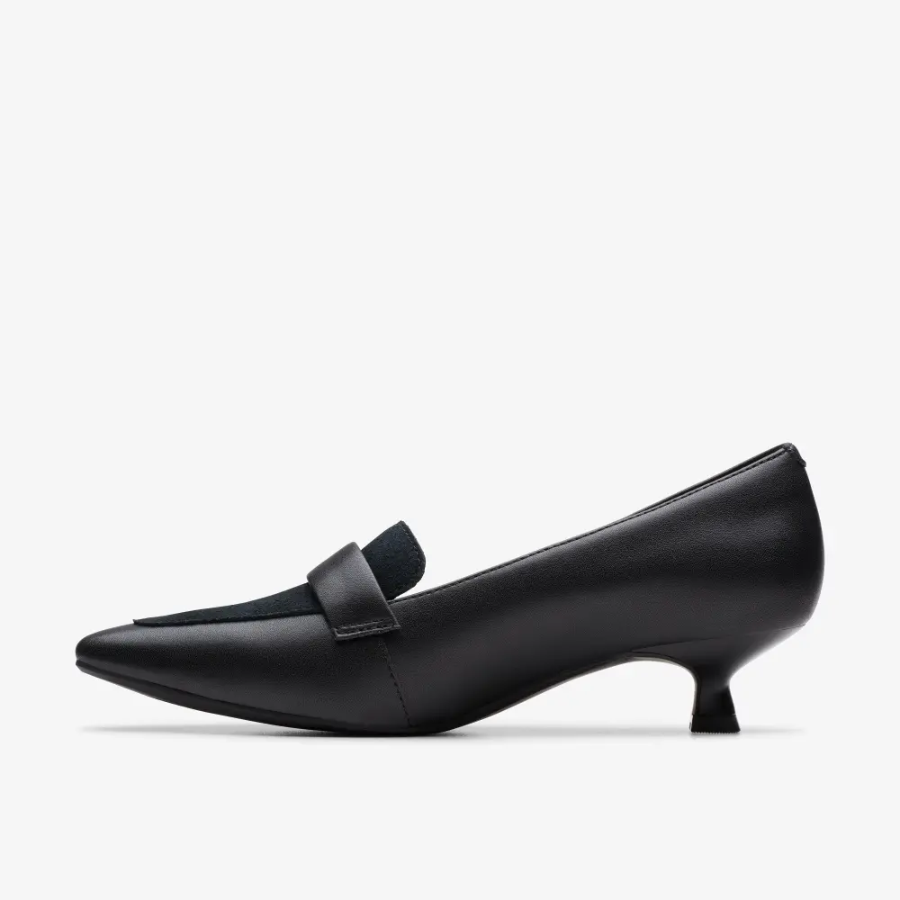 Womens Scarlyt Mabel Black Leather Loafers online