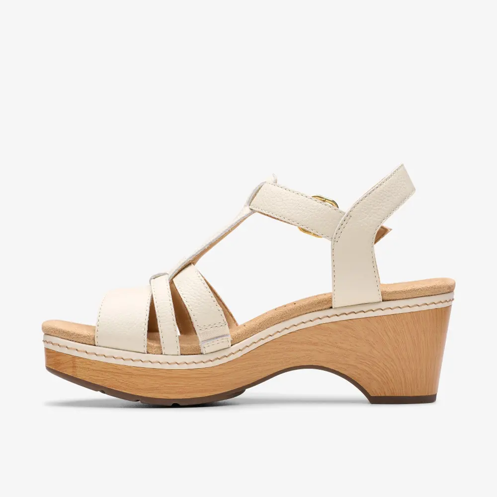 Women’s Seannah Madi Cream Leather Wedges online